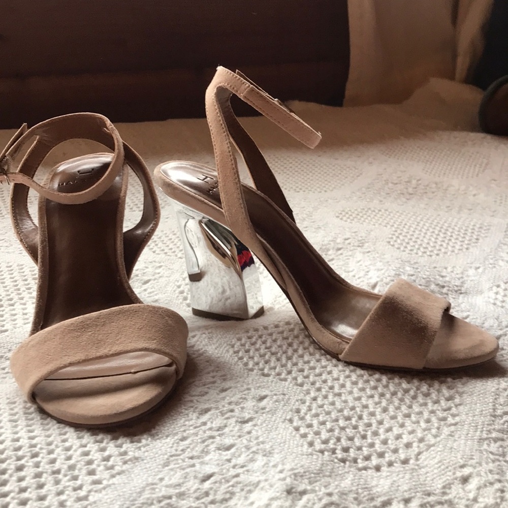 H by Halston Metallic Wedge Heels